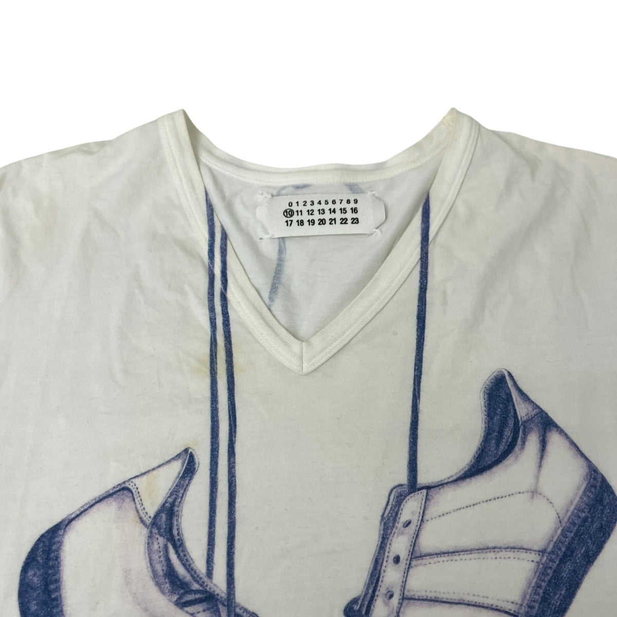 07SS トロンプルイユVネックTシャツ