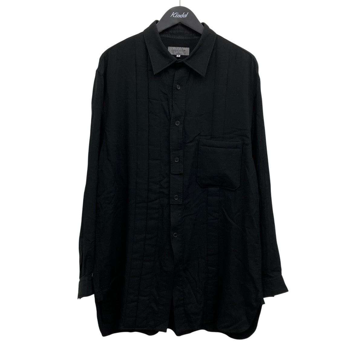CELLULOSE LAWN DOUBLE PLACKET PADDED BLOUSE ブラウス