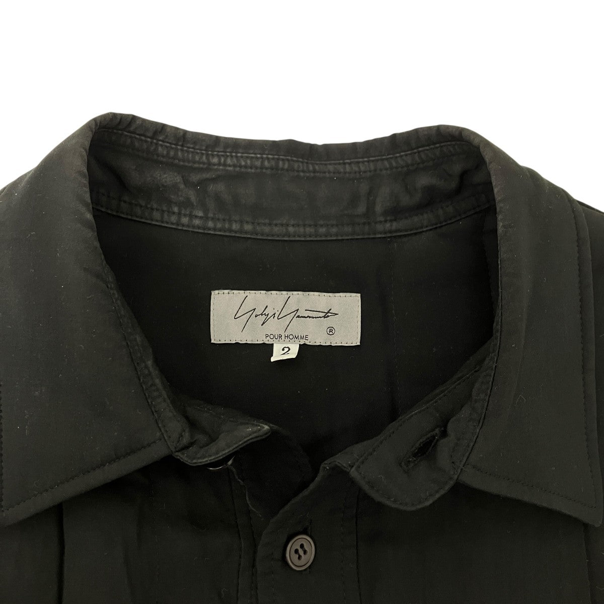 CELLULOSE LAWN DOUBLE PLACKET PADDED BLOUSE ブラウス