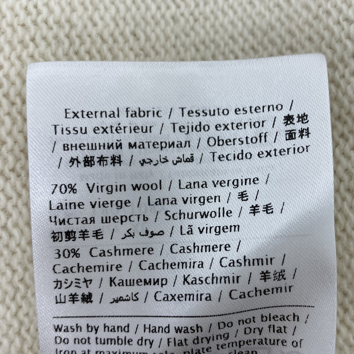 クルーネックニット