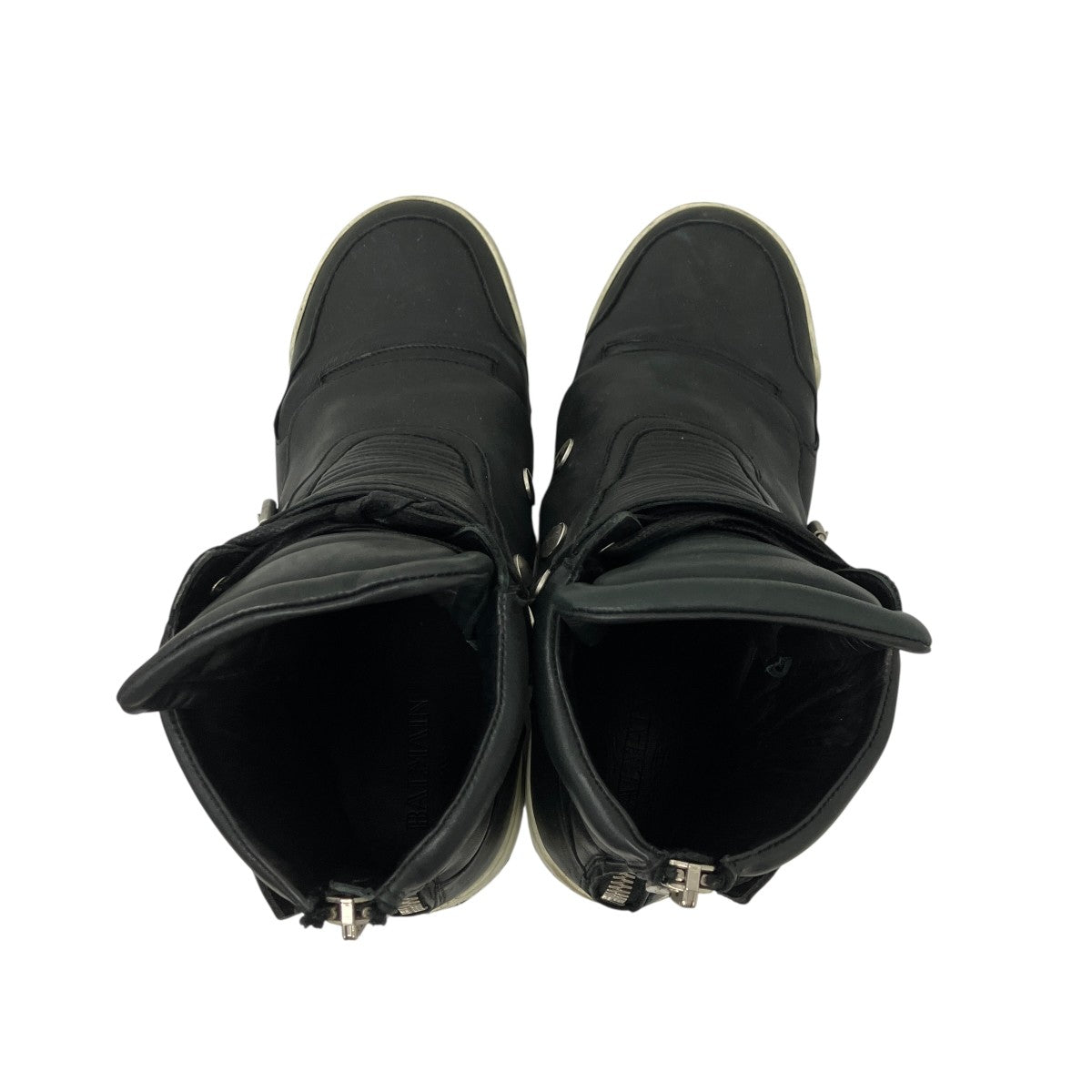 BALMAIN(バルマン) ハイカットスニーカー ブラック サイズ 43(28.5cm