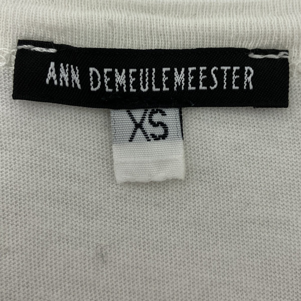 ANN DEMEULEMEESTER(アンドゥムルメステール) タンクトップ ホワイト