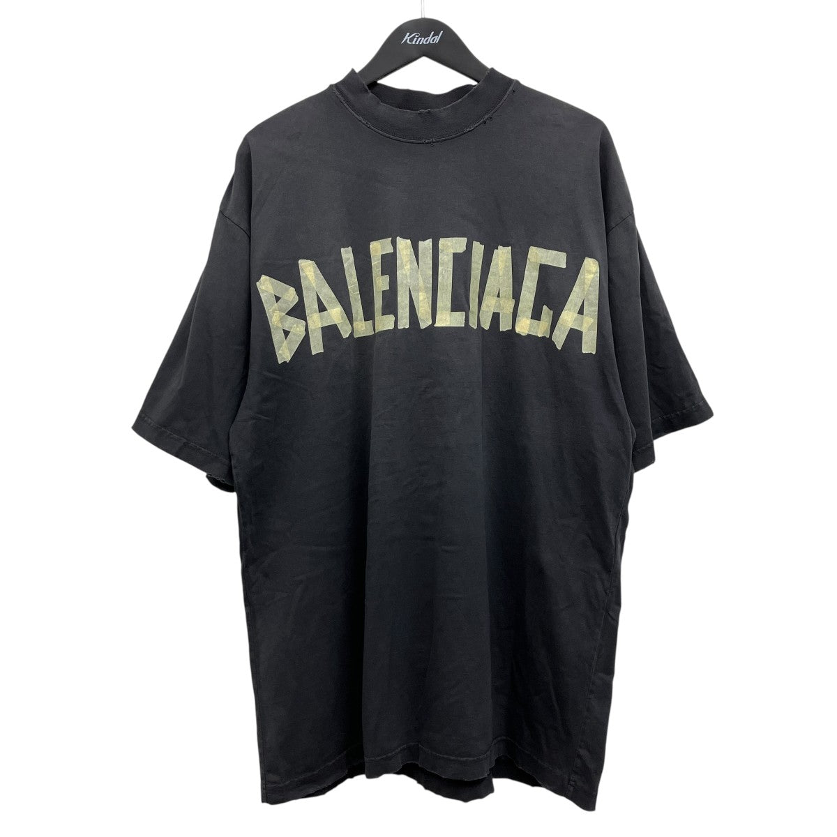 テープロゴダメージTシャツ