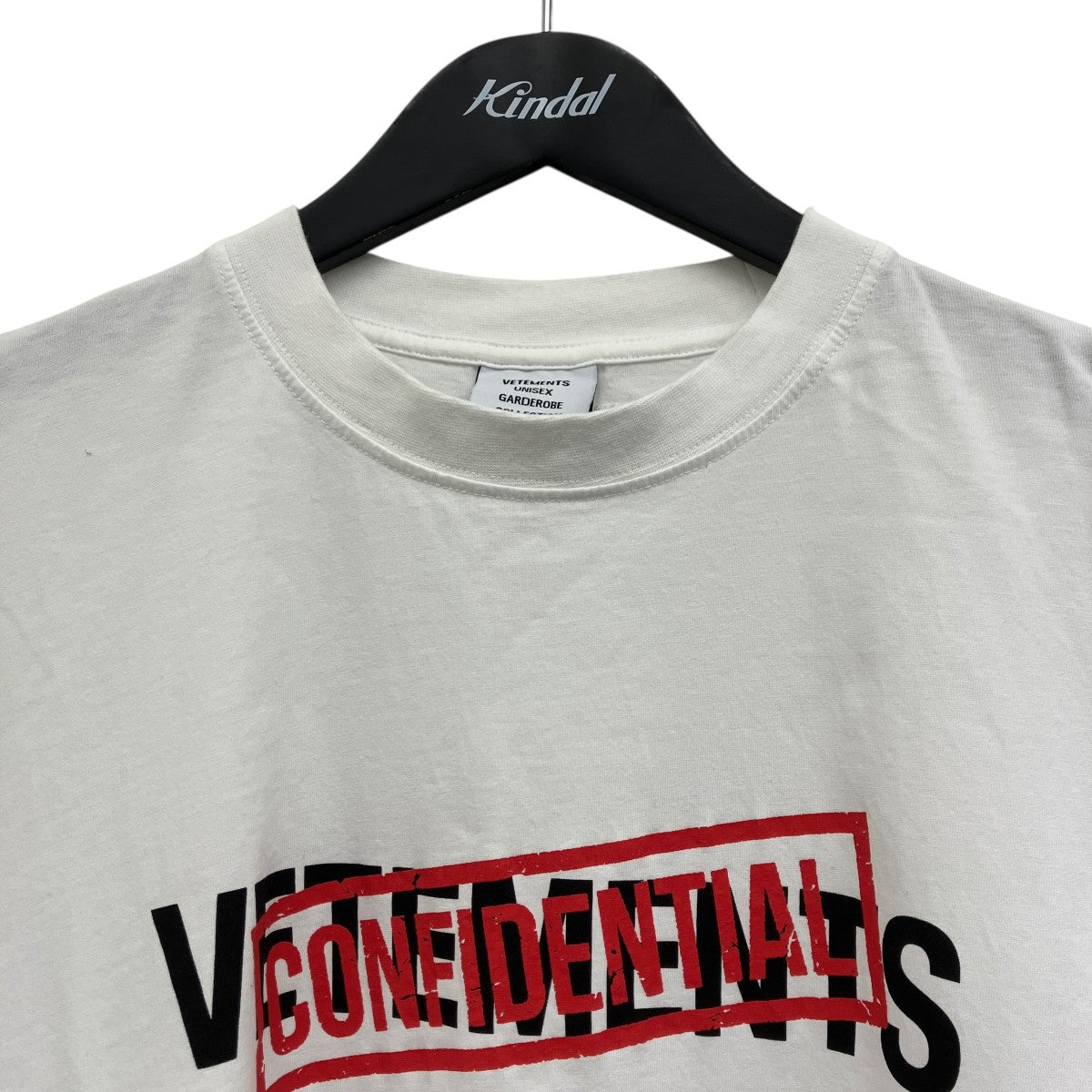 VETEMENTS(ヴェトモン) プリントTシャツ UA53TR460B ホワイト サイズ