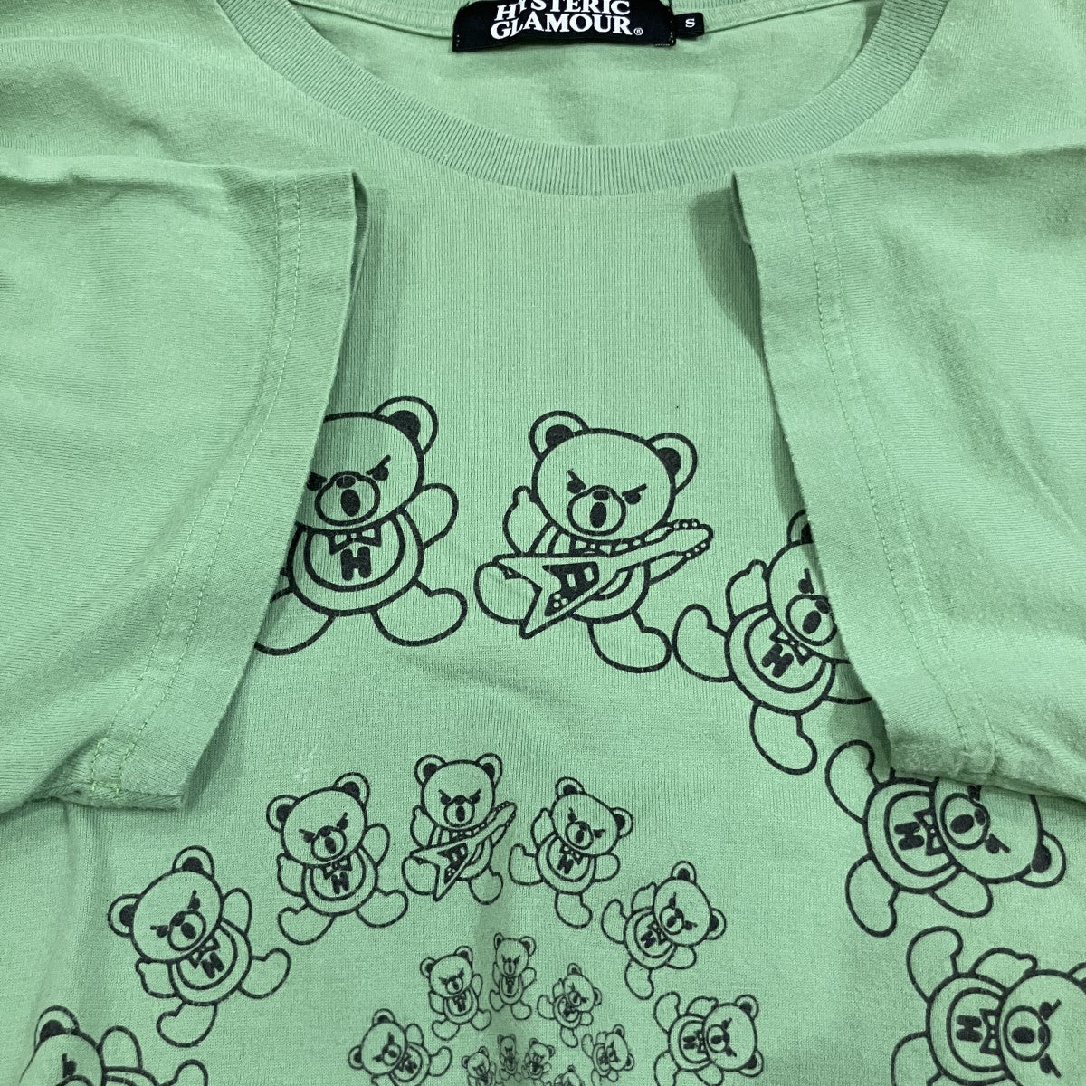 ベアプリントTシャツ
