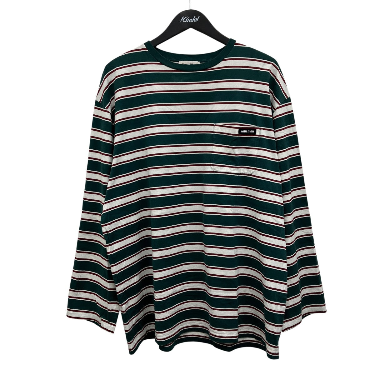 ロゴパッチエンブロイダリーボーダーTシャツ
