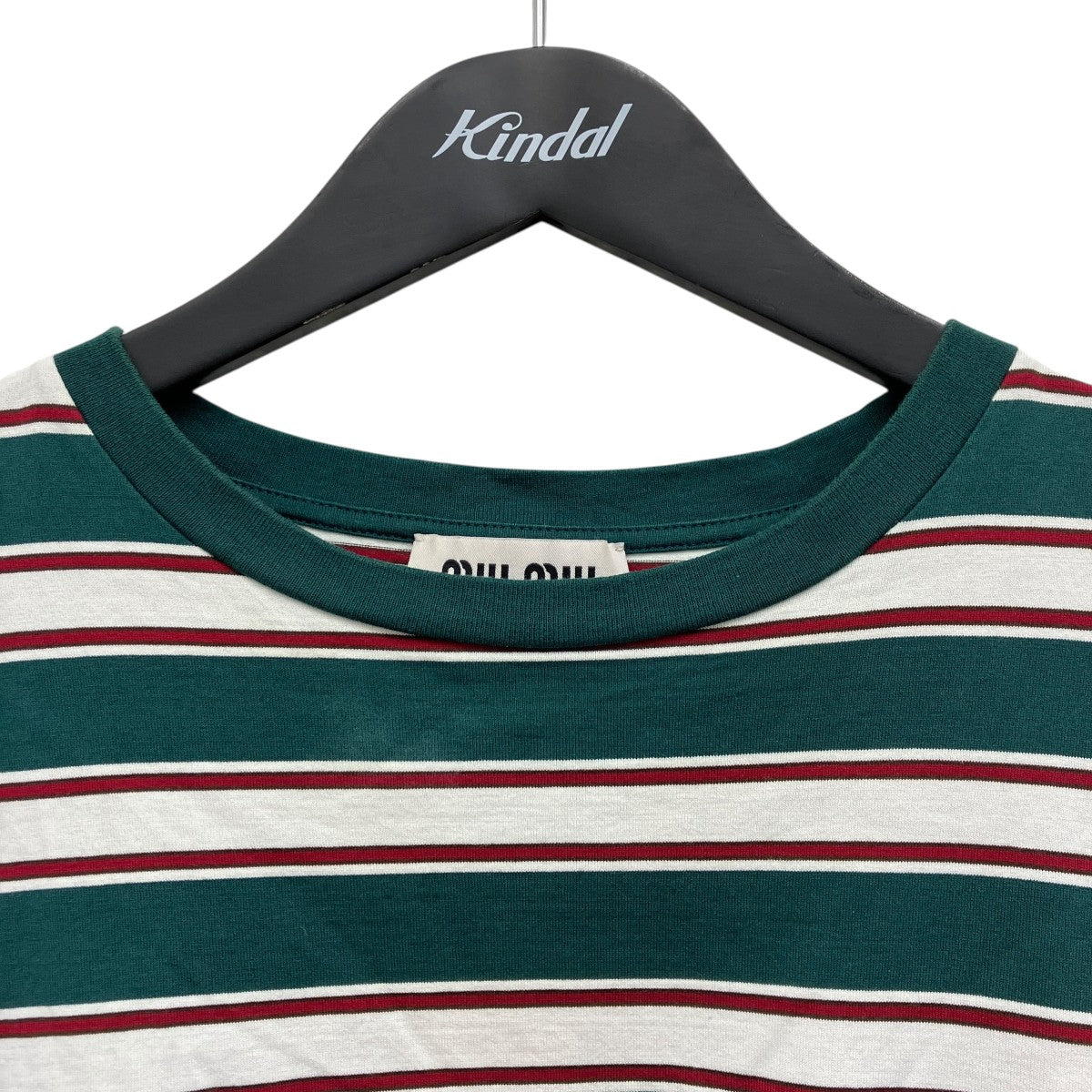 ロゴパッチエンブロイダリーボーダーTシャツ