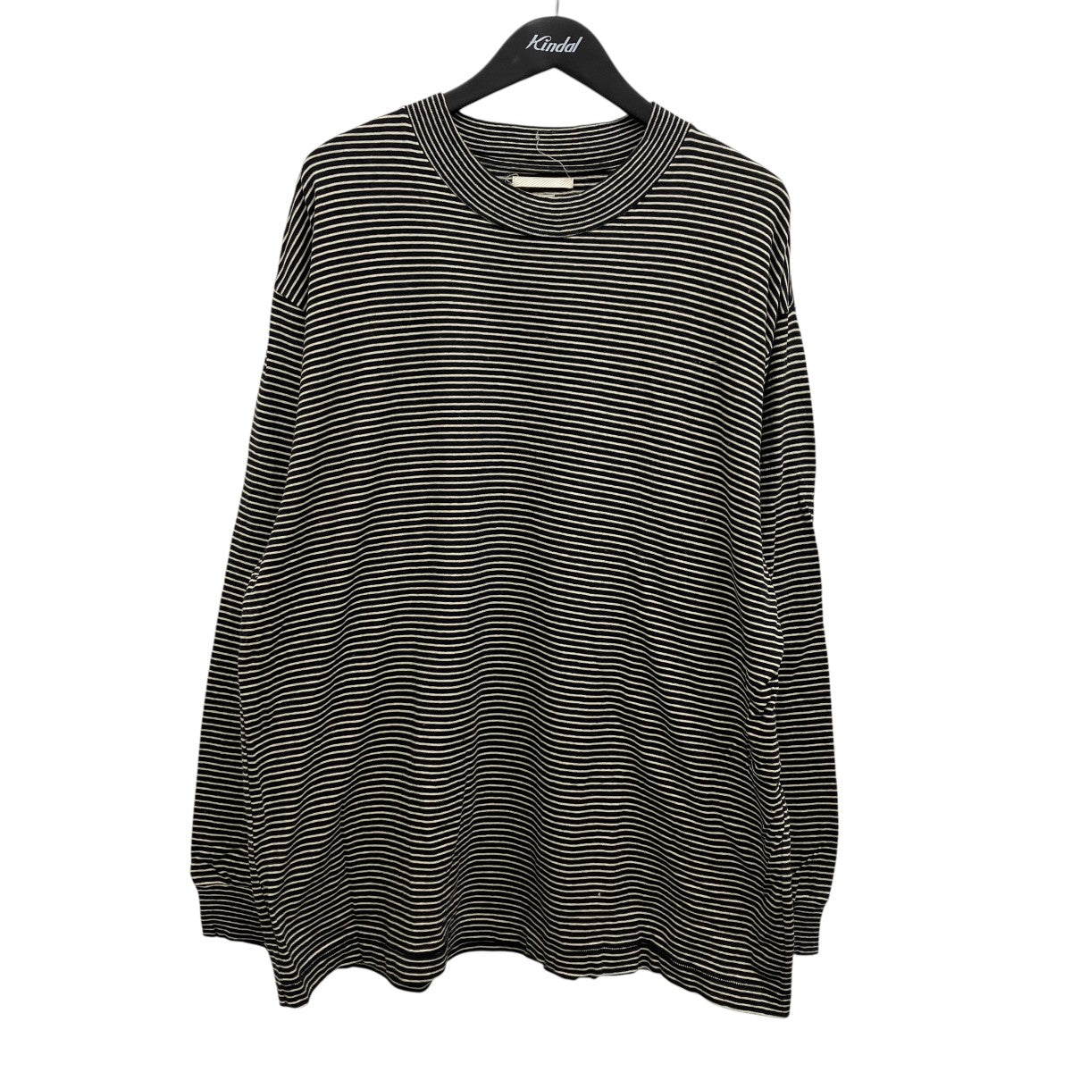 COTTON NAPPING BORDER L S TEE ボーダーロングスリーブTシャツ