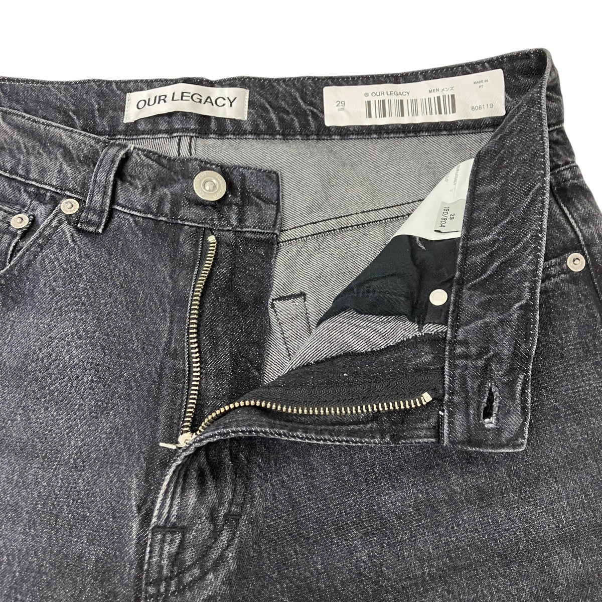 OUR LEGACY(アワーレガシー) デニムパンツ M4195TS ブラック サイズ 29