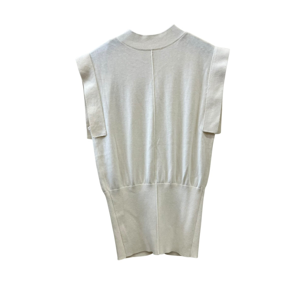 2WAY SQUARE KNITノースリーブニット