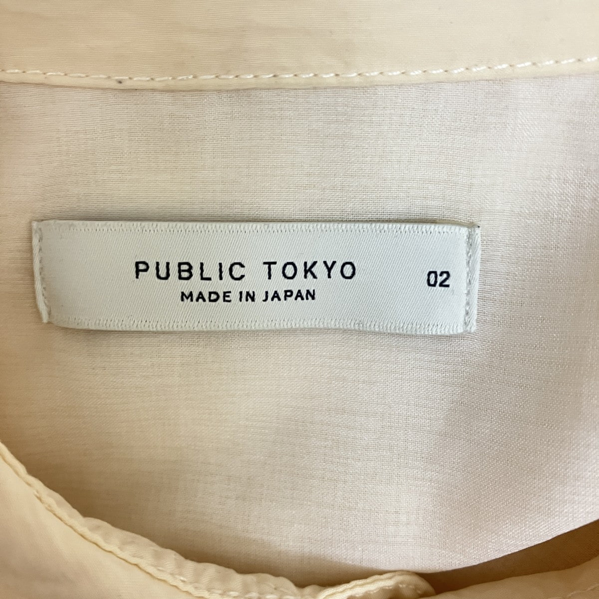 PUBLIC TOKYO ソフトタイプライターイージーシャツ155200008 古着・中古-5枚目のアイテム画像