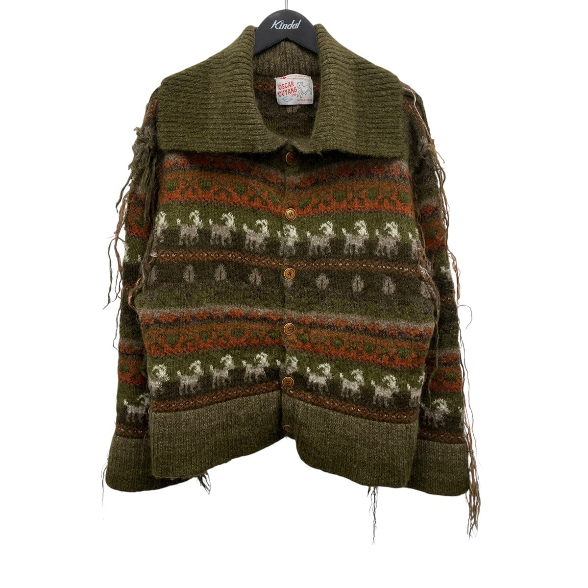 Fair-Isle Sheep Knit Cardigan シープニットカーディガン