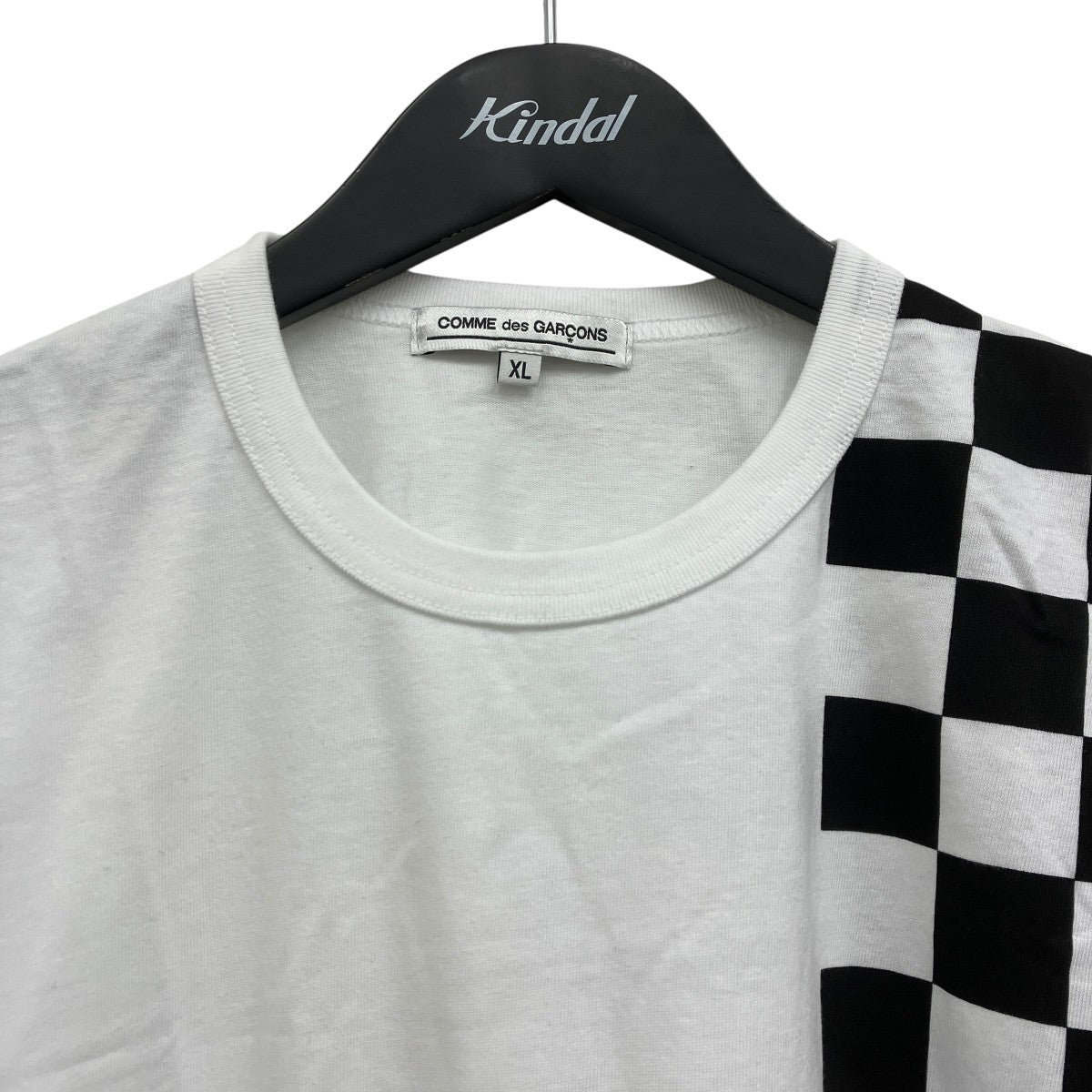 チェックデザインTシャツ