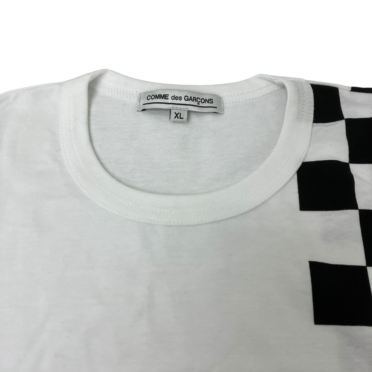 チェックデザインTシャツ