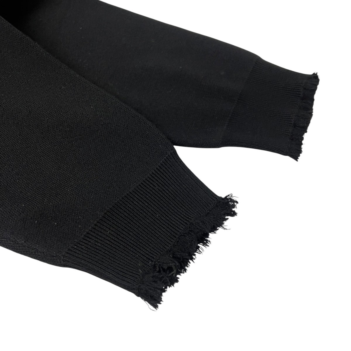 FRAYED KNIT クルーネックニット