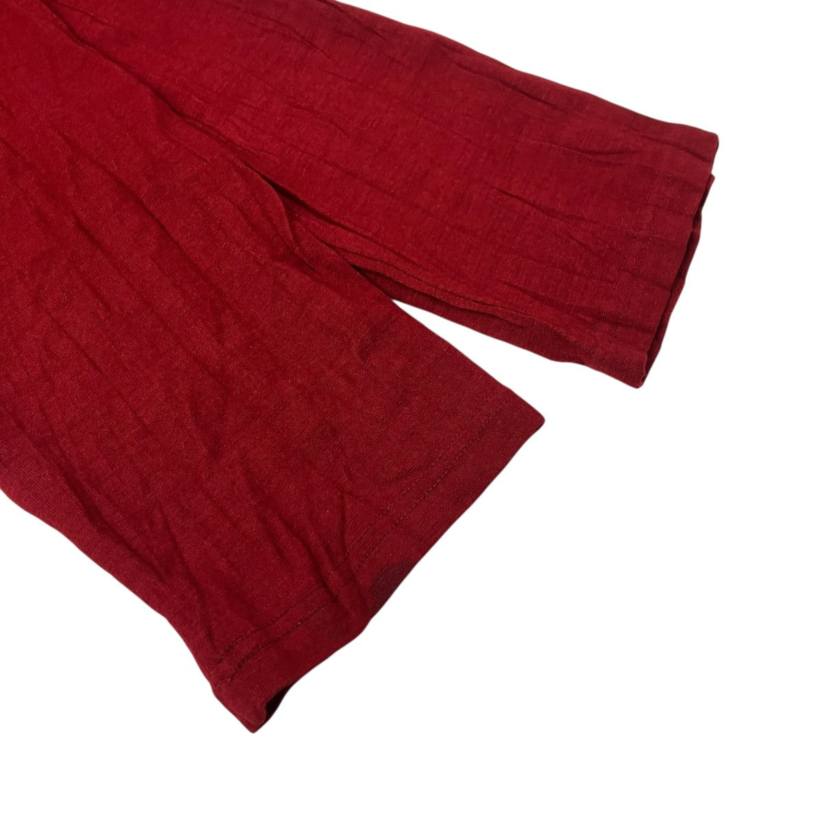 Bordeaux Wrinkle Round Neck T-Shirt 長袖セーター