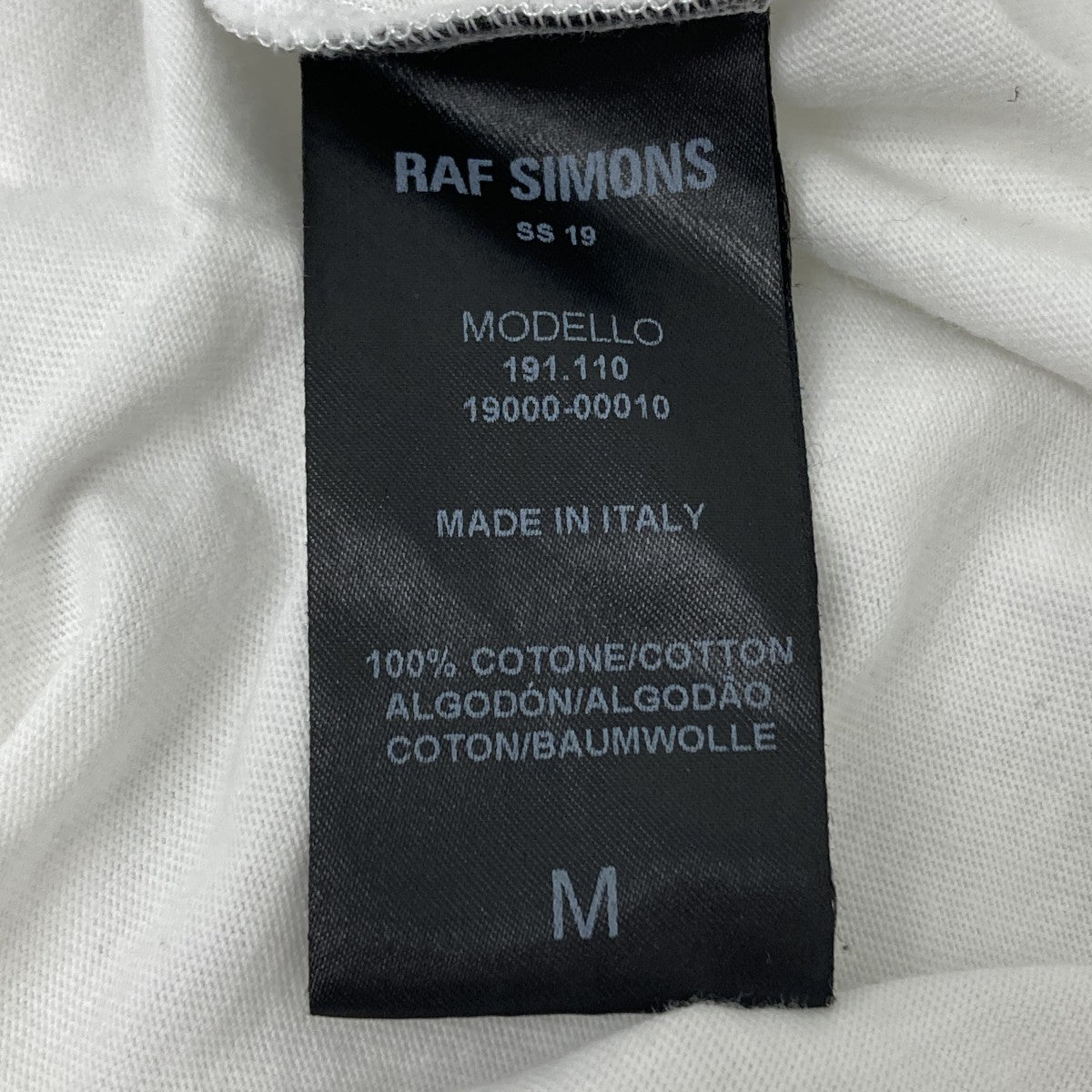 RAF SIMONS プリントTシャツ 古着・中古-5枚目のアイテム画像