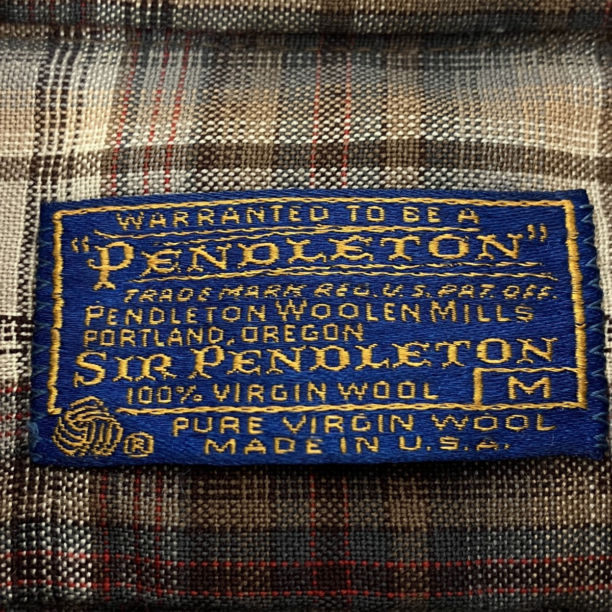 PENDLETON チェックシャツ 古着・中古-9枚目のアイテム画像