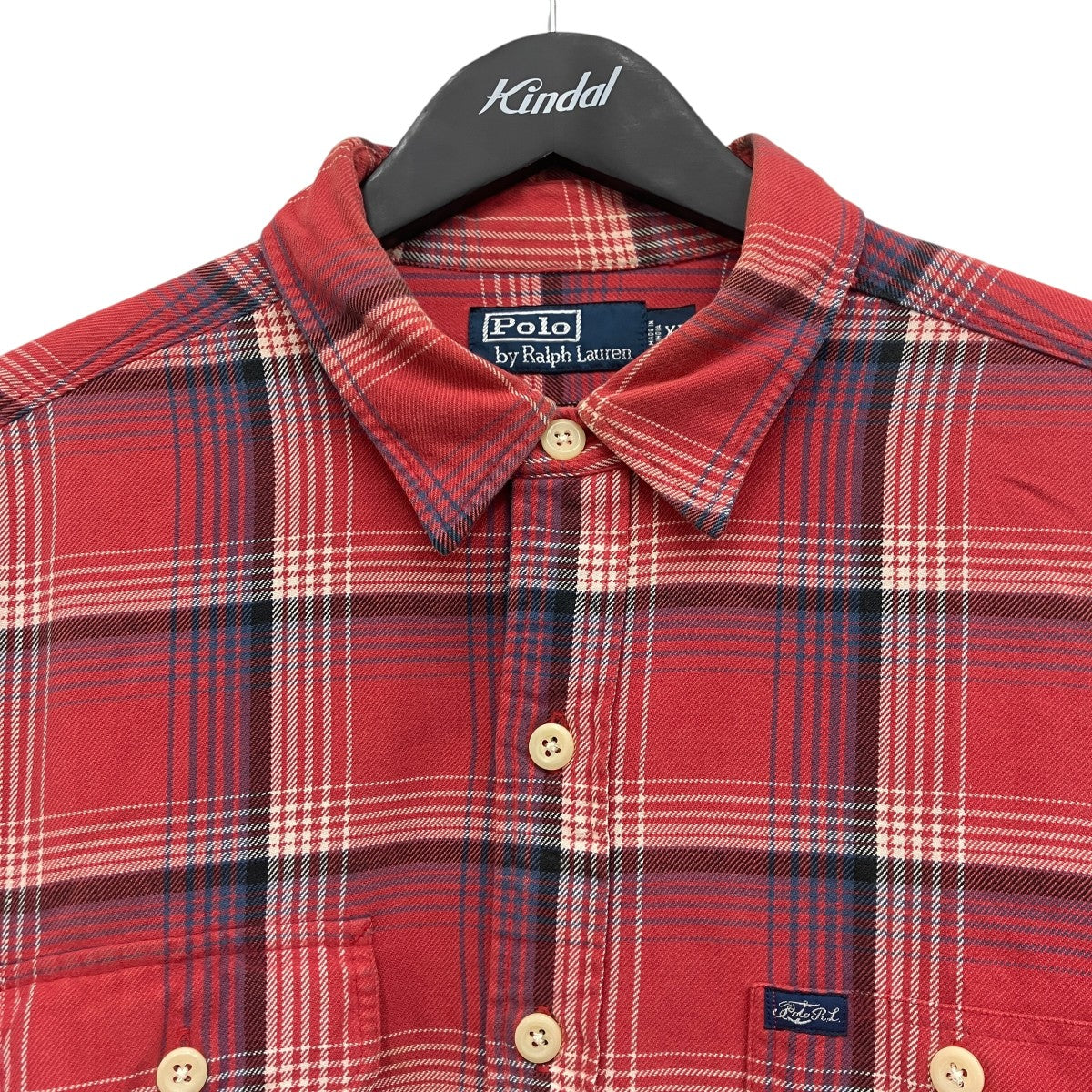 POLO RALPH LAUREN チェックシャツ 古着・中古-3枚目のアイテム画像