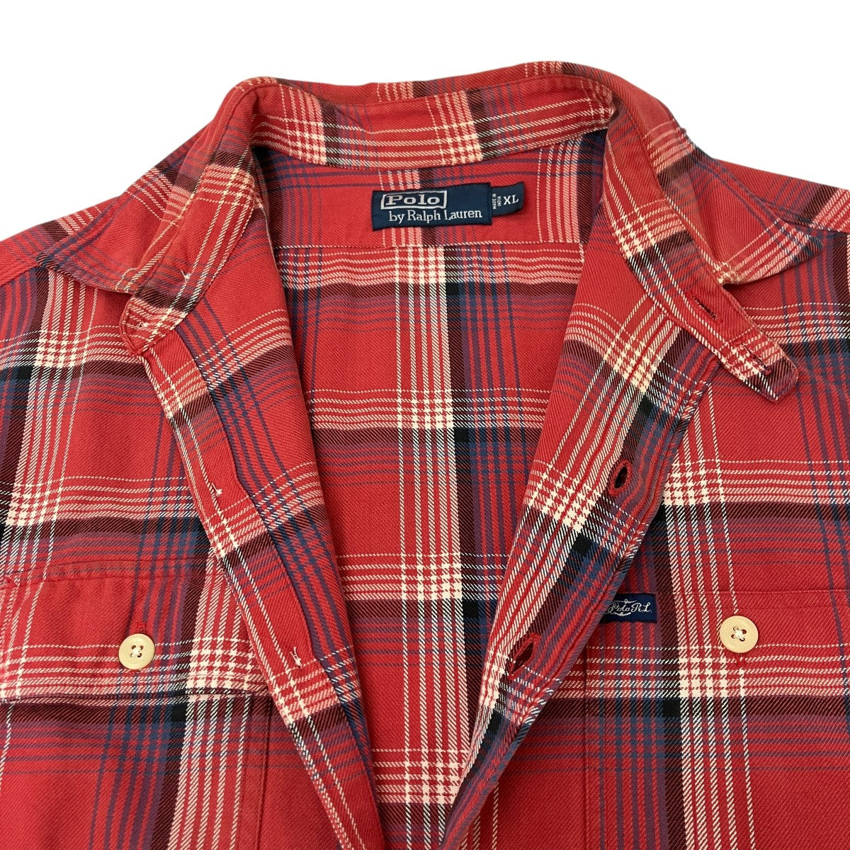 POLO RALPH LAUREN チェックシャツ 古着・中古-4枚目のアイテム画像