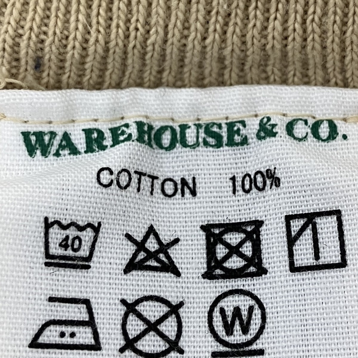 WAREHOUSE セコハンスウェットTシャツ 古着・中古-7枚目のアイテム画像