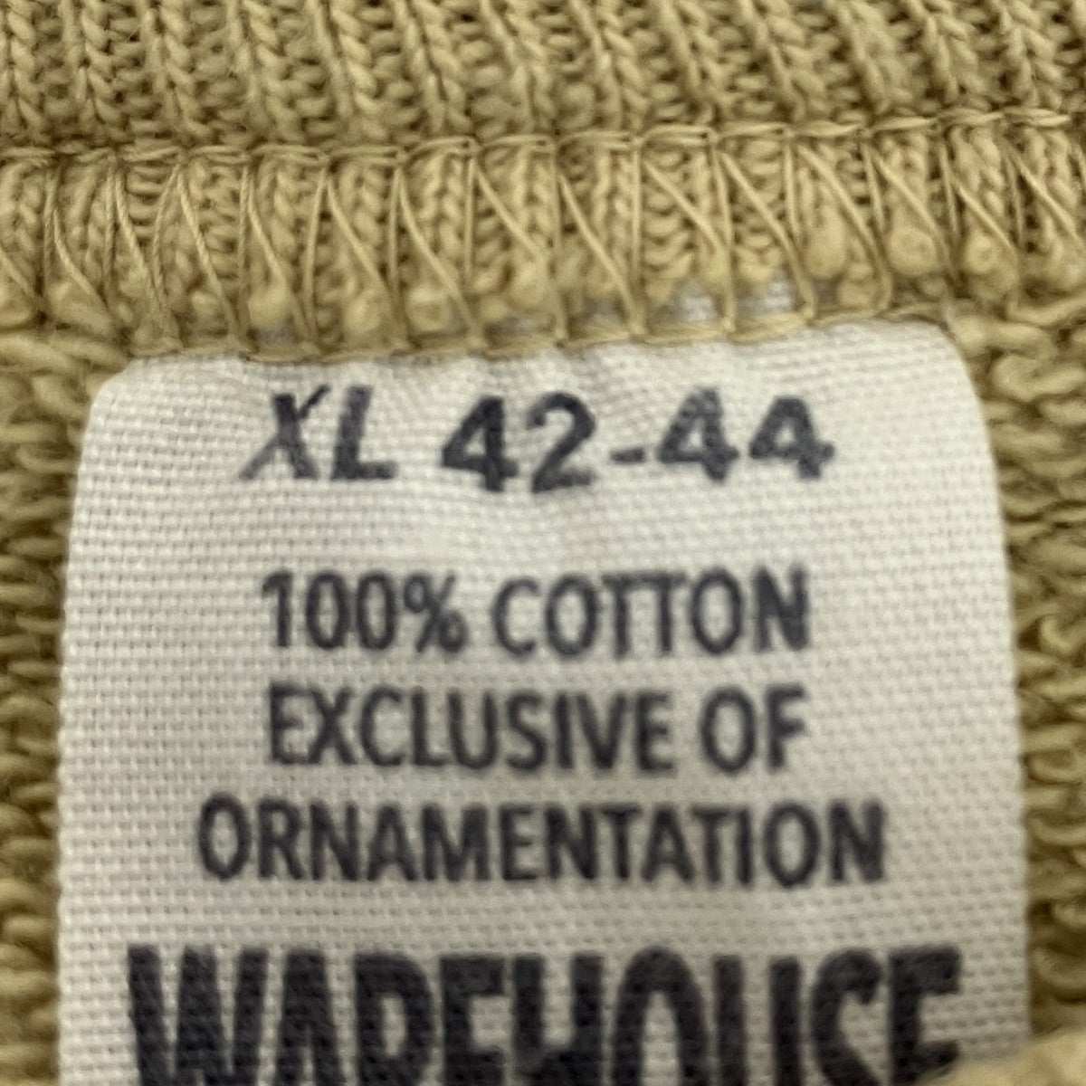 WAREHOUSE セコハンスウェットTシャツ 古着・中古-8枚目のアイテム画像