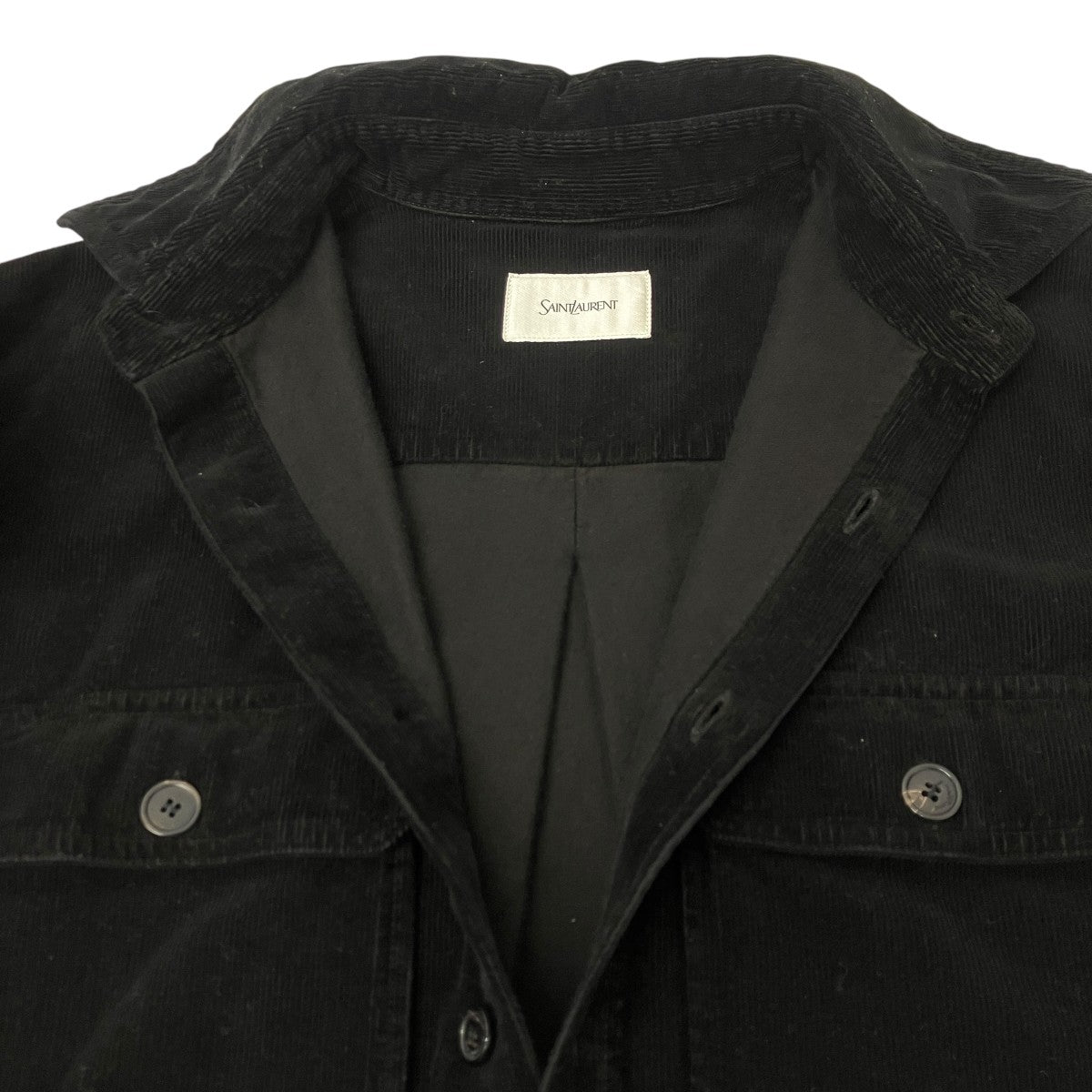 Saint Laurent Paris コーデュロイシャツ 古着・中古-4枚目のアイテム画像