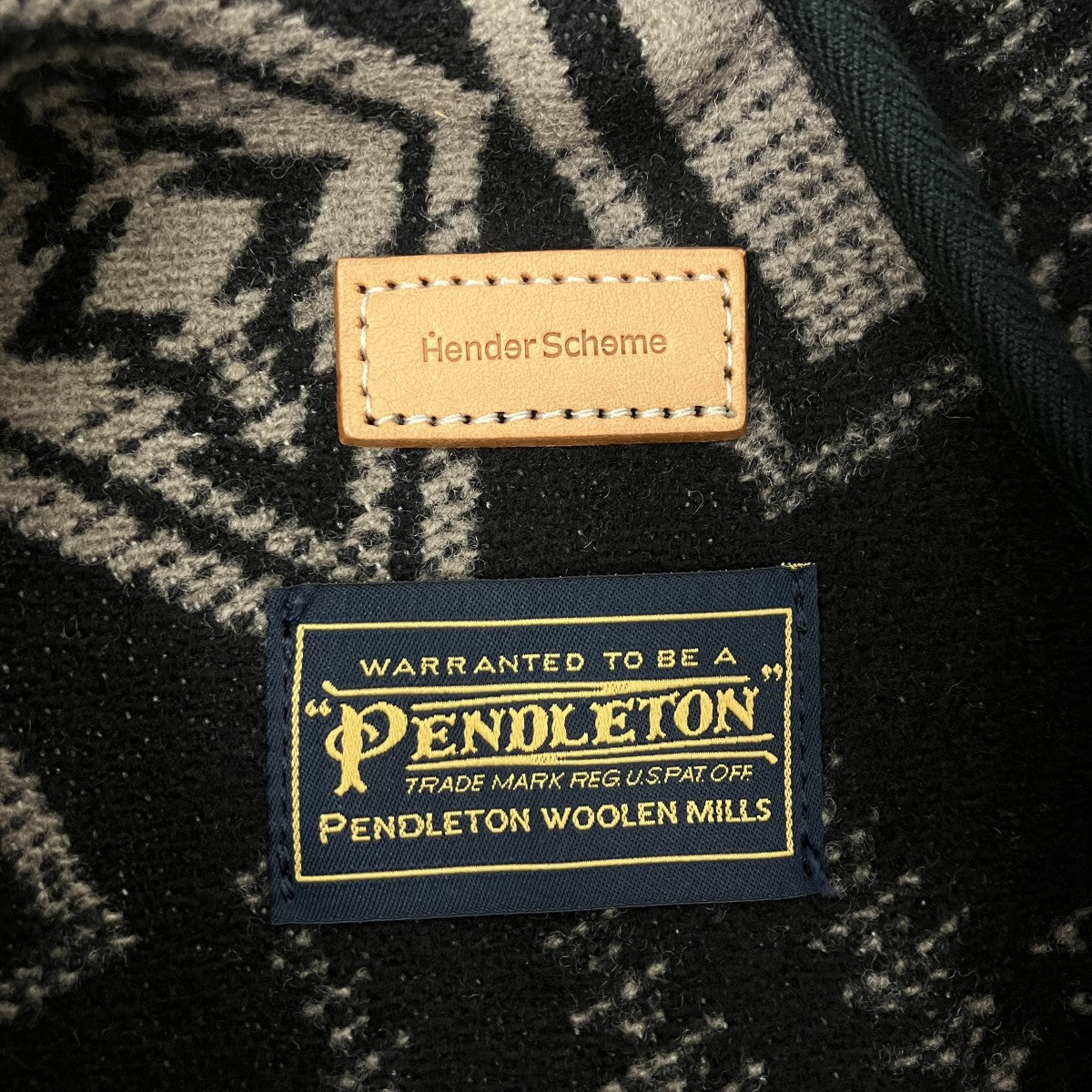 PENDLETON×Hender Scheme トートバッグ 古着・中古-7枚目のアイテム画像
