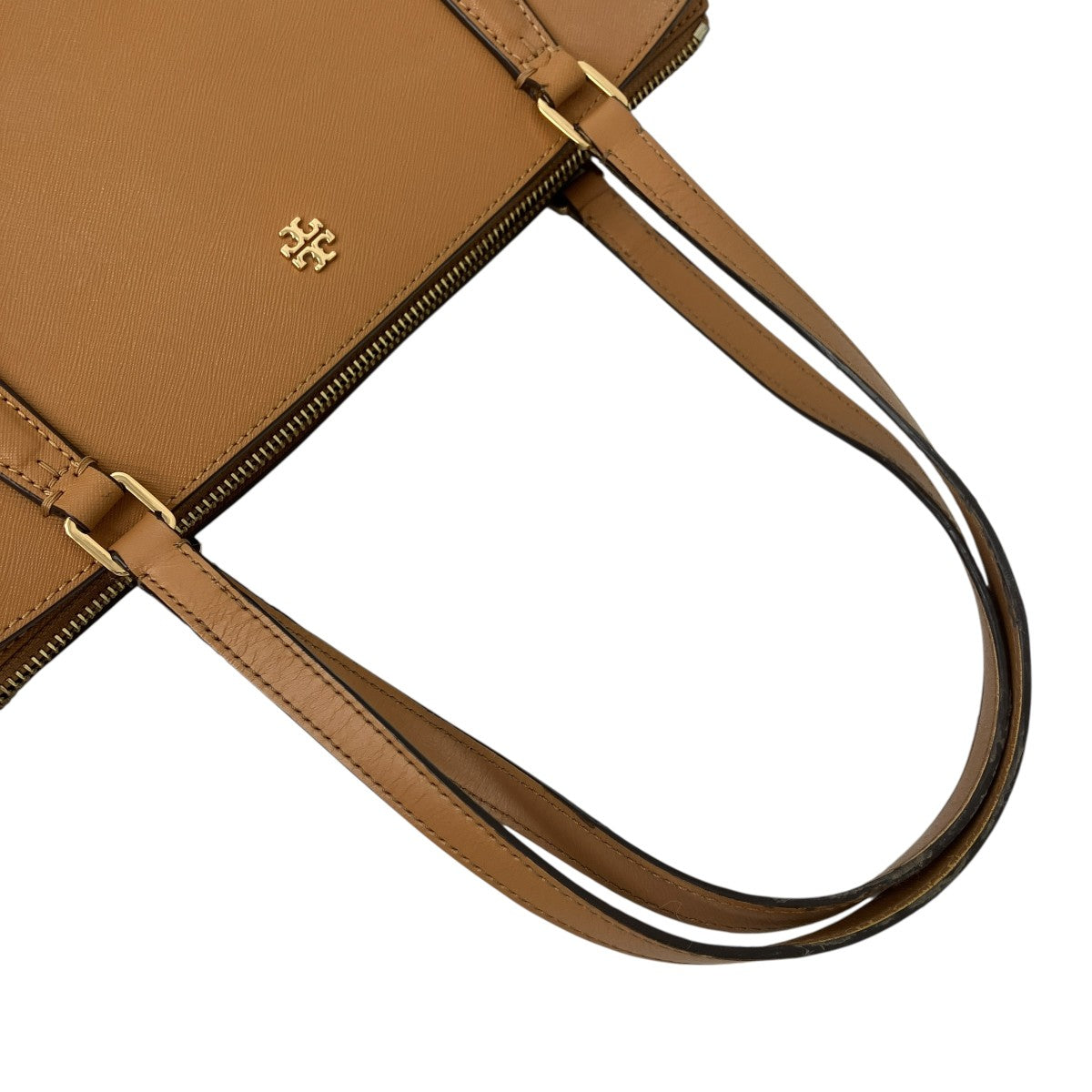 TORY BURCH エマーソントップジップトートバッグ 古着・中古-6枚目のアイテム画像