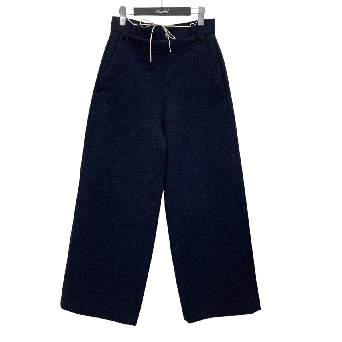 DRIES VAN NOTEN ウールセーラーパンツ 古着・中古-1枚目のアイテム画像