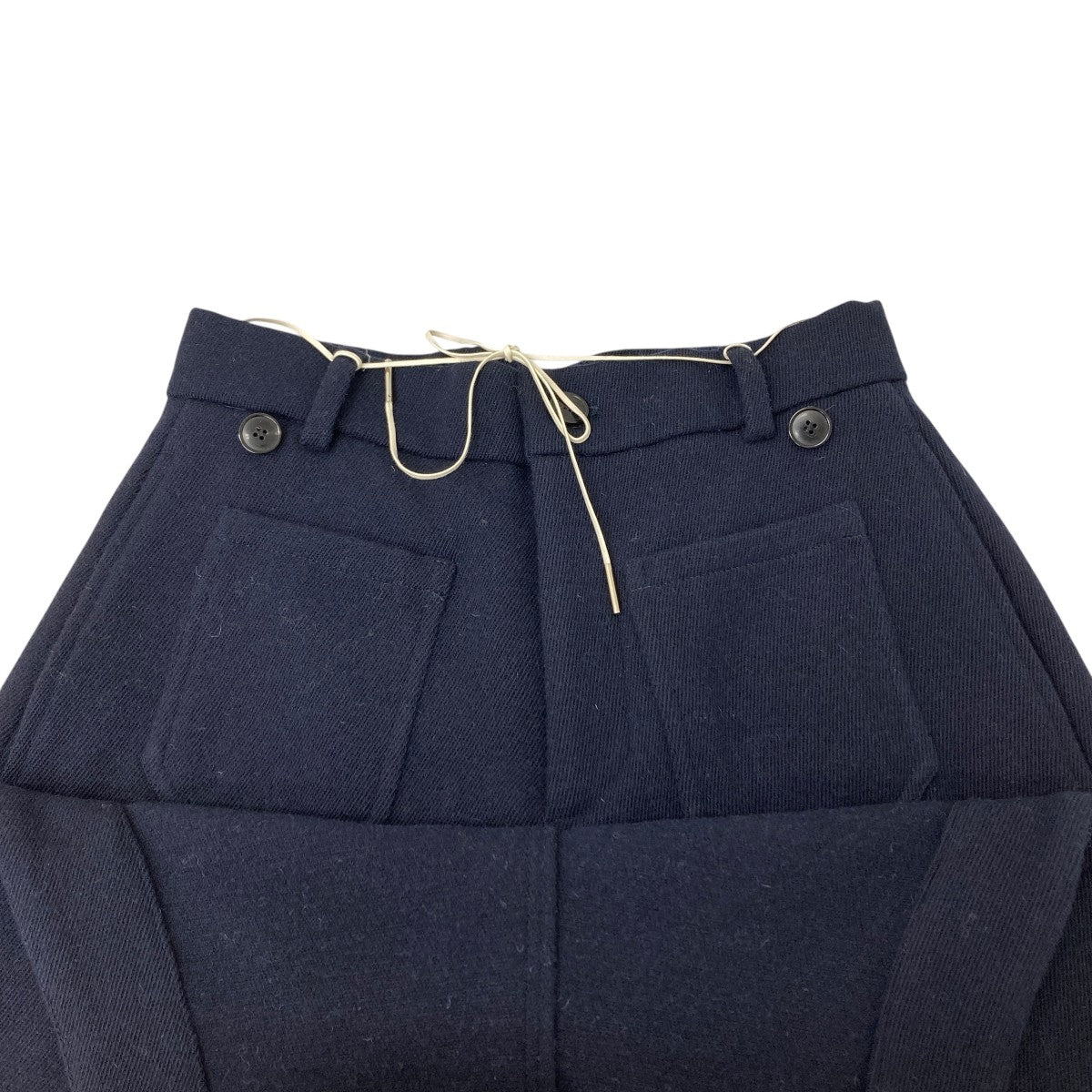 DRIES VAN NOTEN ウールセーラーパンツ 古着・中古-4枚目のアイテム画像