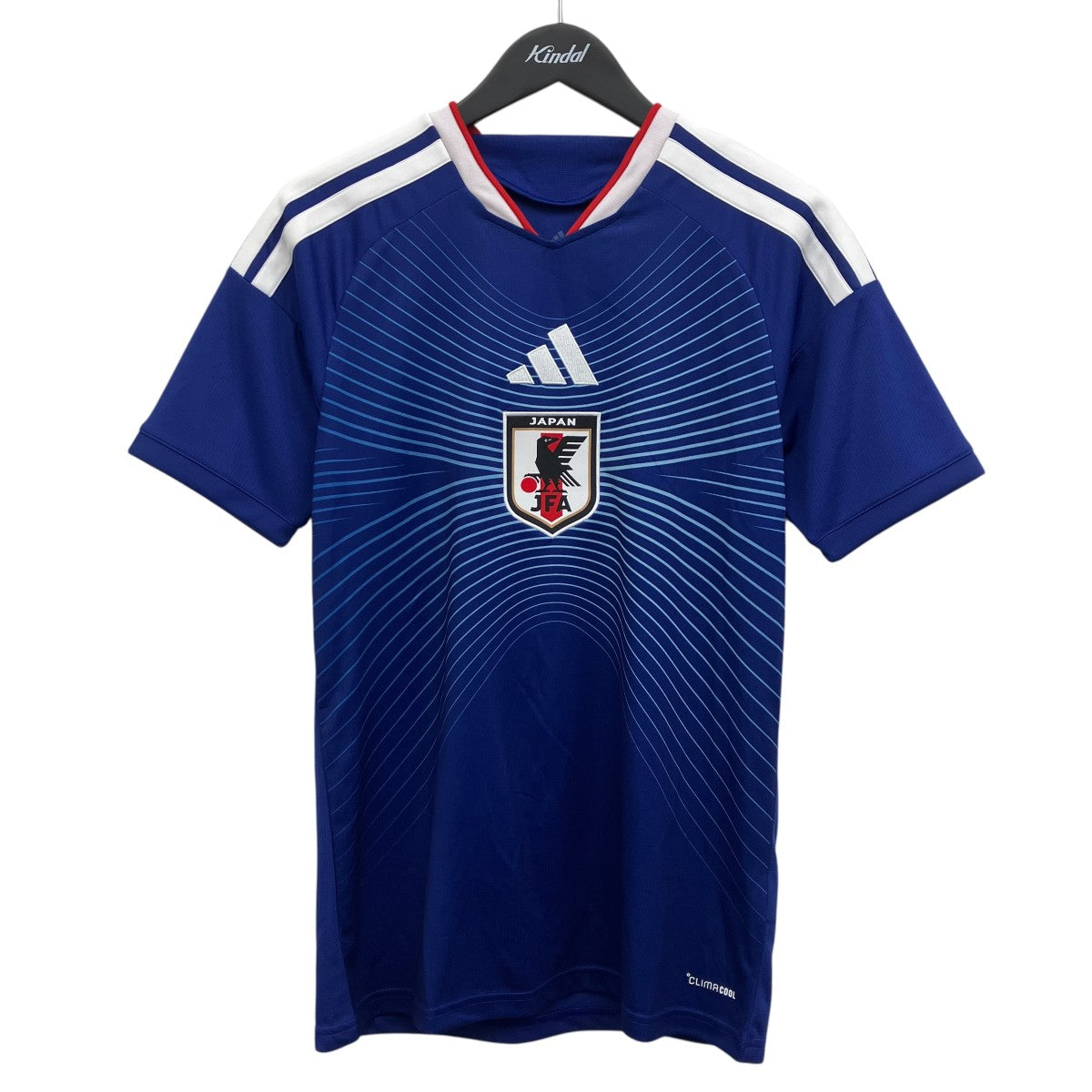 adidas フットボールTシャツ 古着・中古-1枚目のアイテム画像