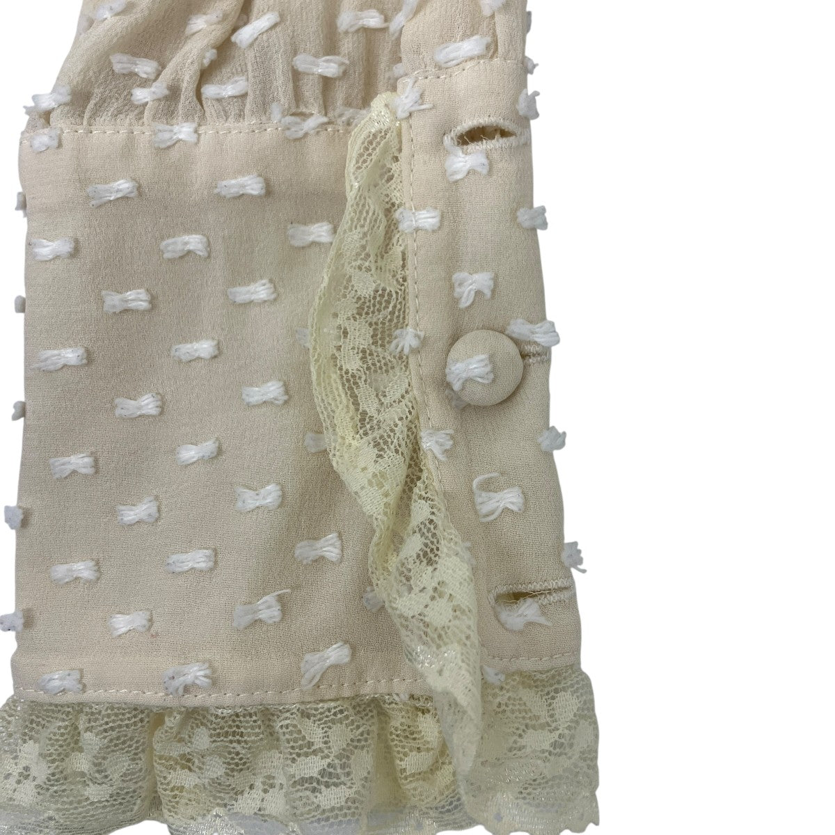 RED VALENTINO レース切替シアーブラウス 古着・中古-6枚目のアイテム画像