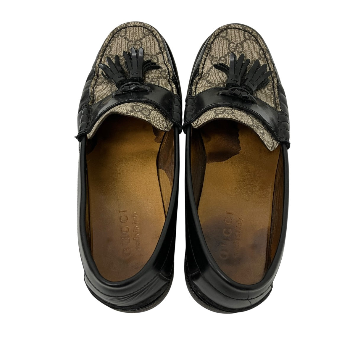 GUCCI GGスプリーム タッセルローファー 古着・中古-6枚目のアイテム画像