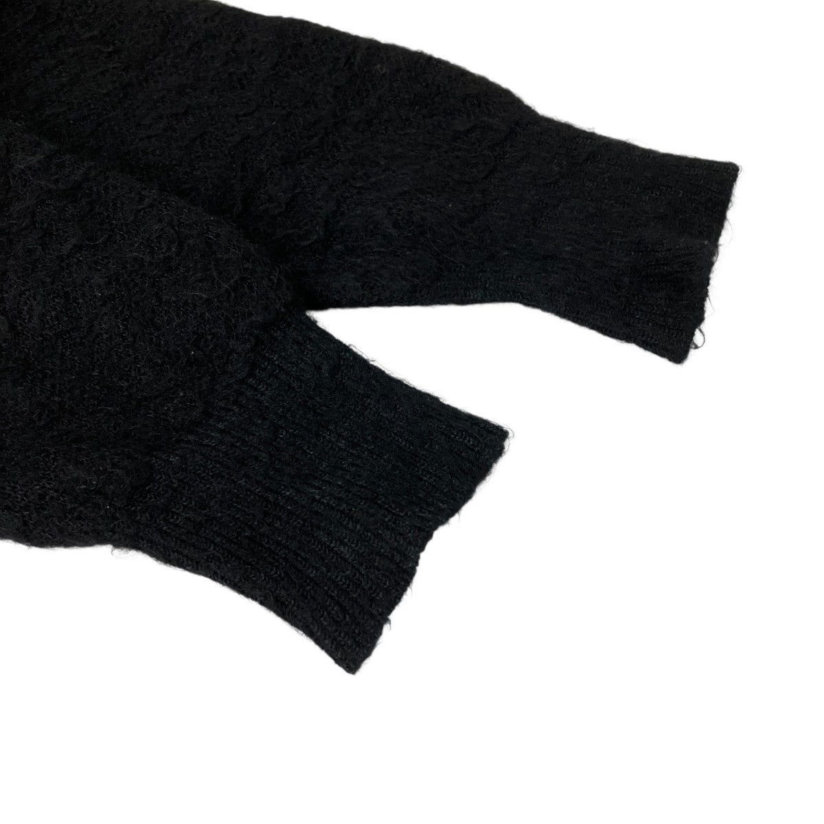 BRUSHED MOHAIR KNIT SHIRT ニットカーディガン