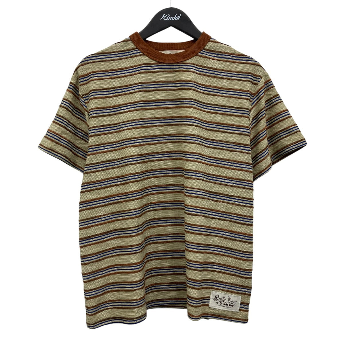 BRAIN DEAD ボーダーTシャツ 古着・中古-1枚目のアイテム画像