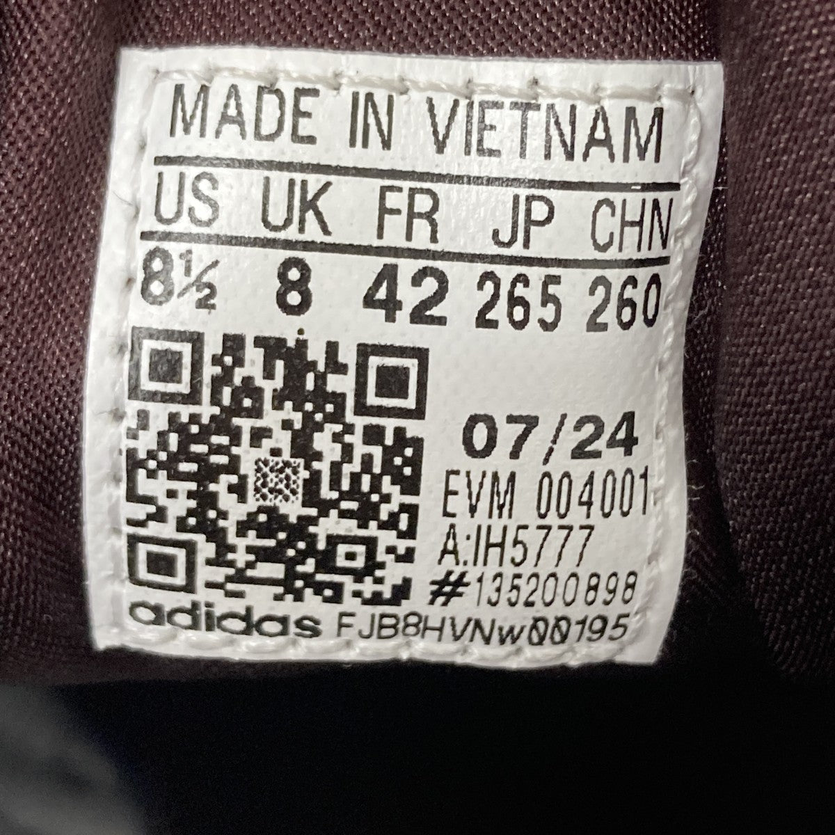 adidas×WALES BONNER ローカットスニーカー 古着・中古-9枚目のアイテム画像