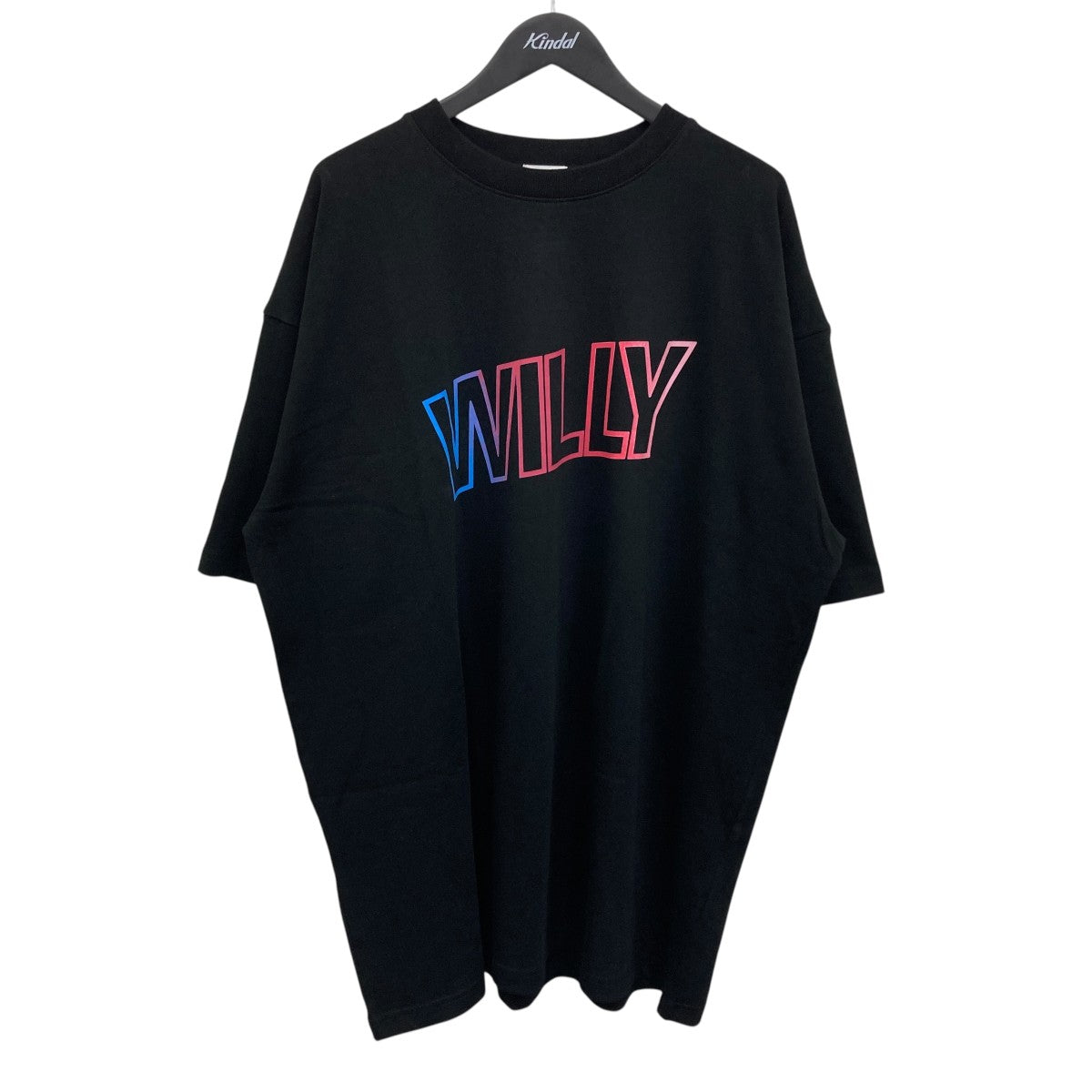WILLY CHAVARRIA グラデーションロゴプリントTシャツ 古着・中古-1枚目のアイテム画像