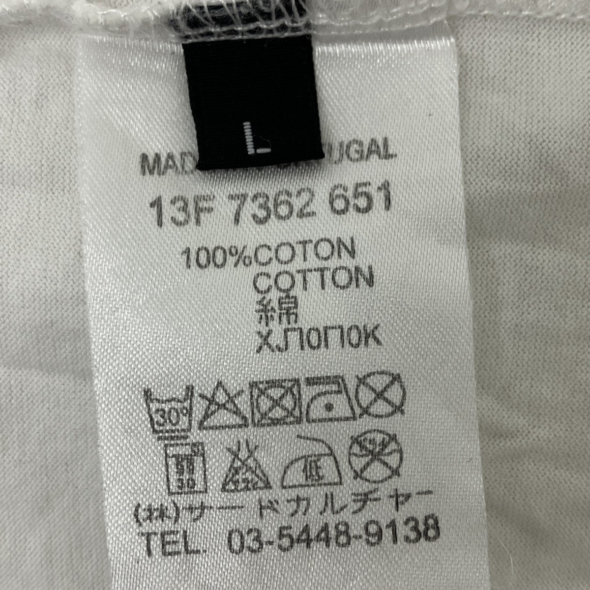 スカルタトゥープリントTシャツ