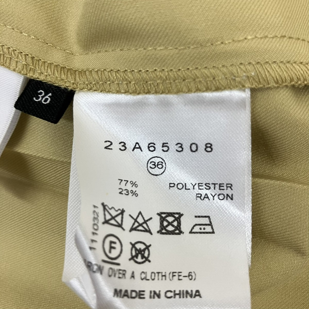 21AW袖付きワンピース23A65308