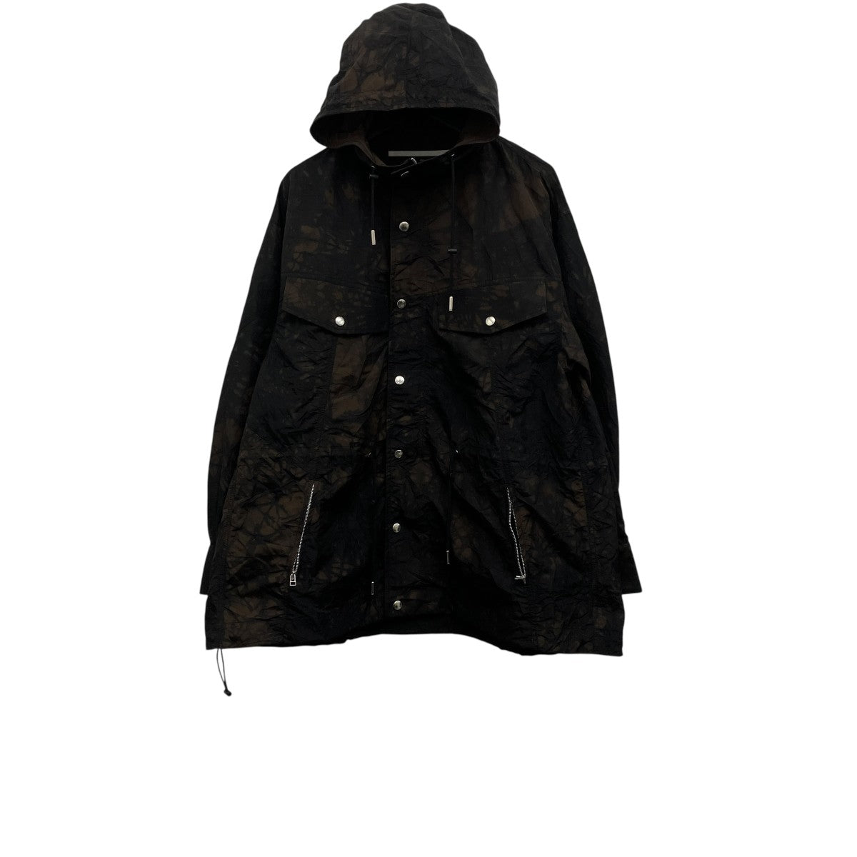 Tamme TIE-DYED NYLON OXFORD ANORAK PARKA アノラックパーカー 古着・中古-1枚目のアイテム画像