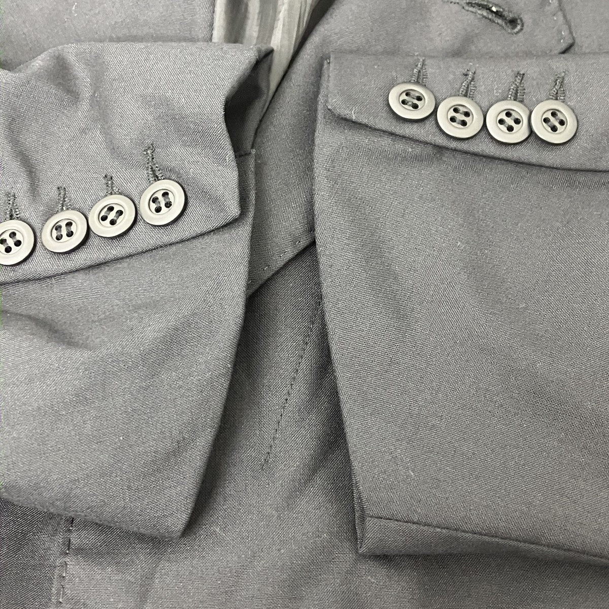 WRINKLED DOUBLE - BREASTED JACKET テーラードジャケット