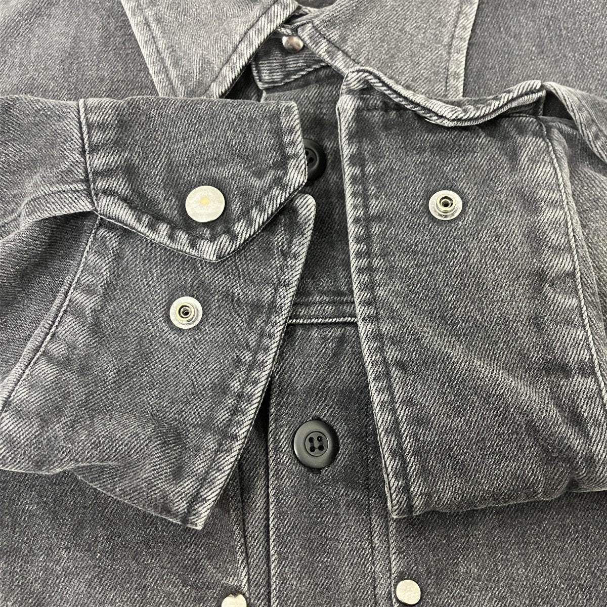 Tamme DENIM TRUCKER SHIRT デニムシャツ 古着・中古-4枚目のアイテム画像