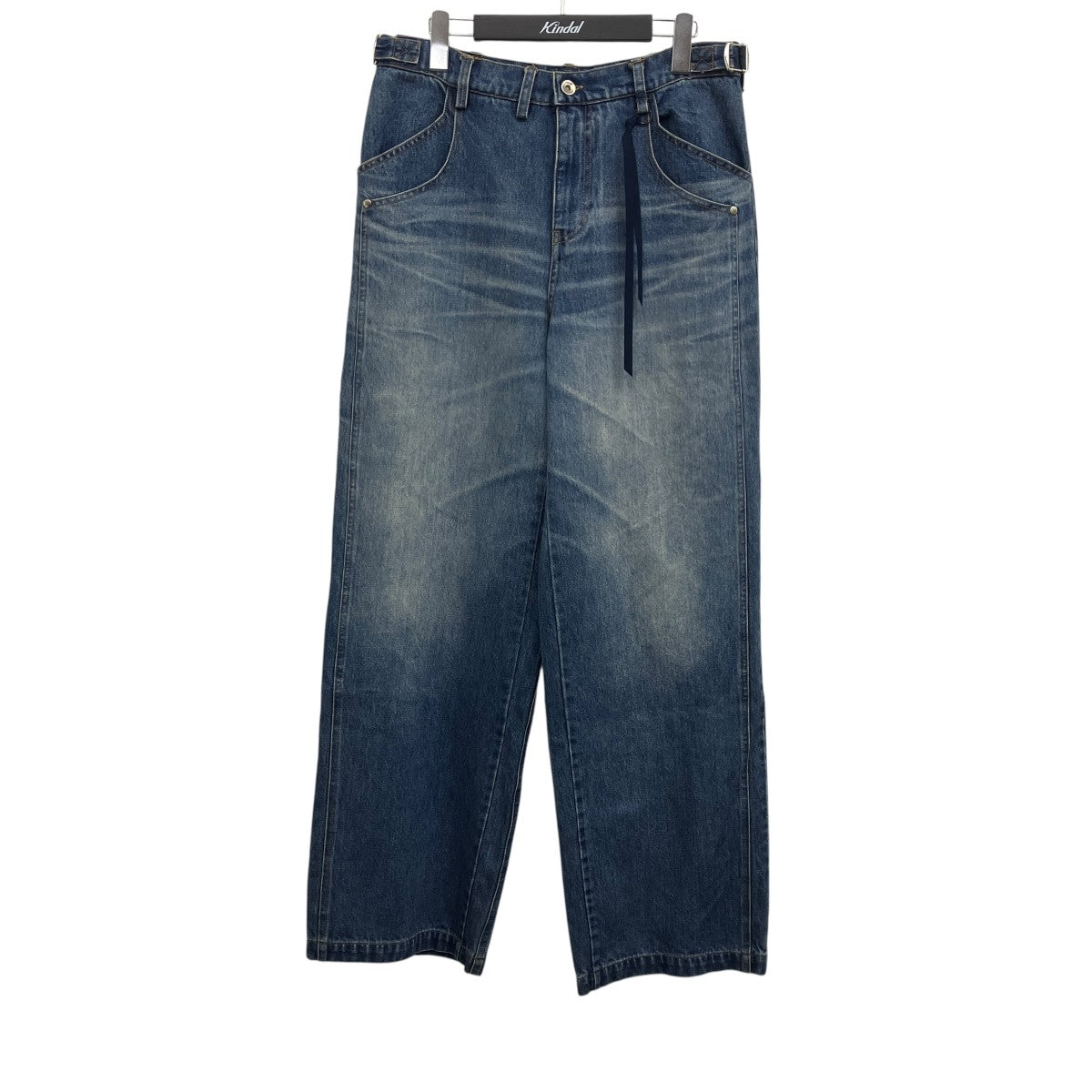 Tamme DOUBLE KNEE DENIM PANTS デニムパンツ 古着・中古-1枚目のアイテム画像