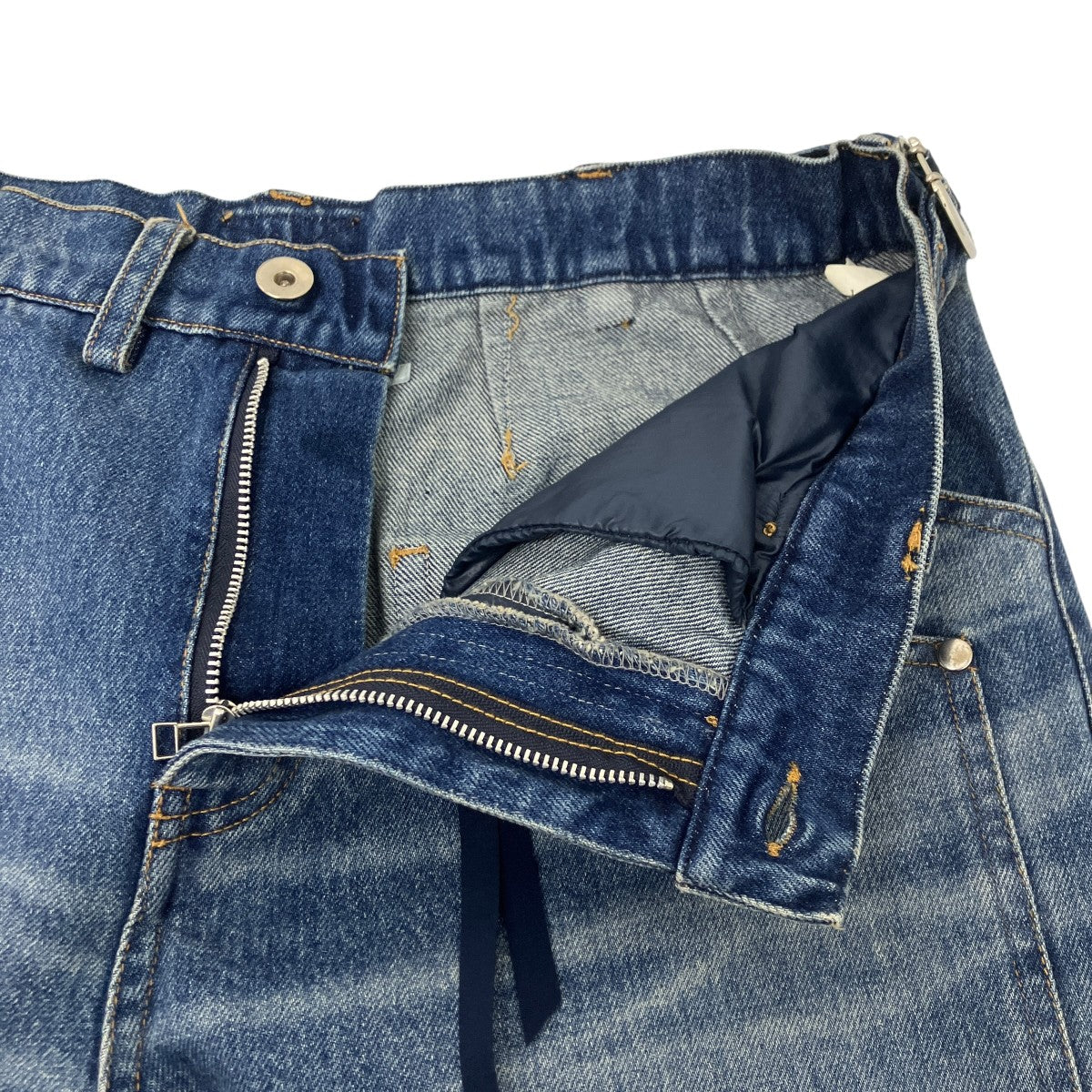 Tamme DOUBLE KNEE DENIM PANTS デニムパンツ 古着・中古-4枚目のアイテム画像