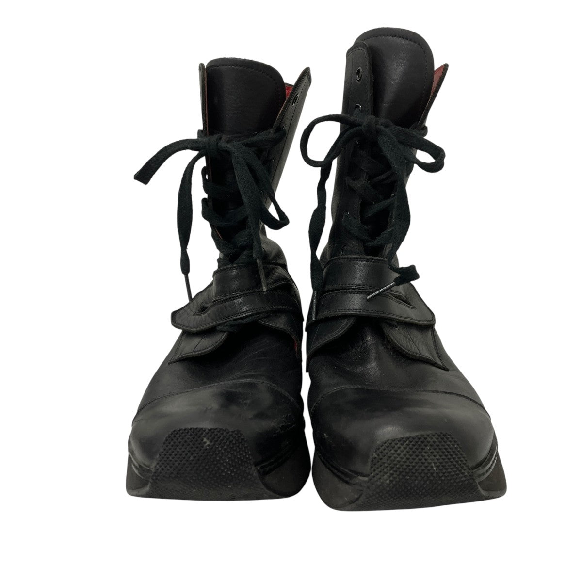 Jean Paul GAULTIER レザーレースアップブーツ 古着・中古-2枚目のアイテム画像