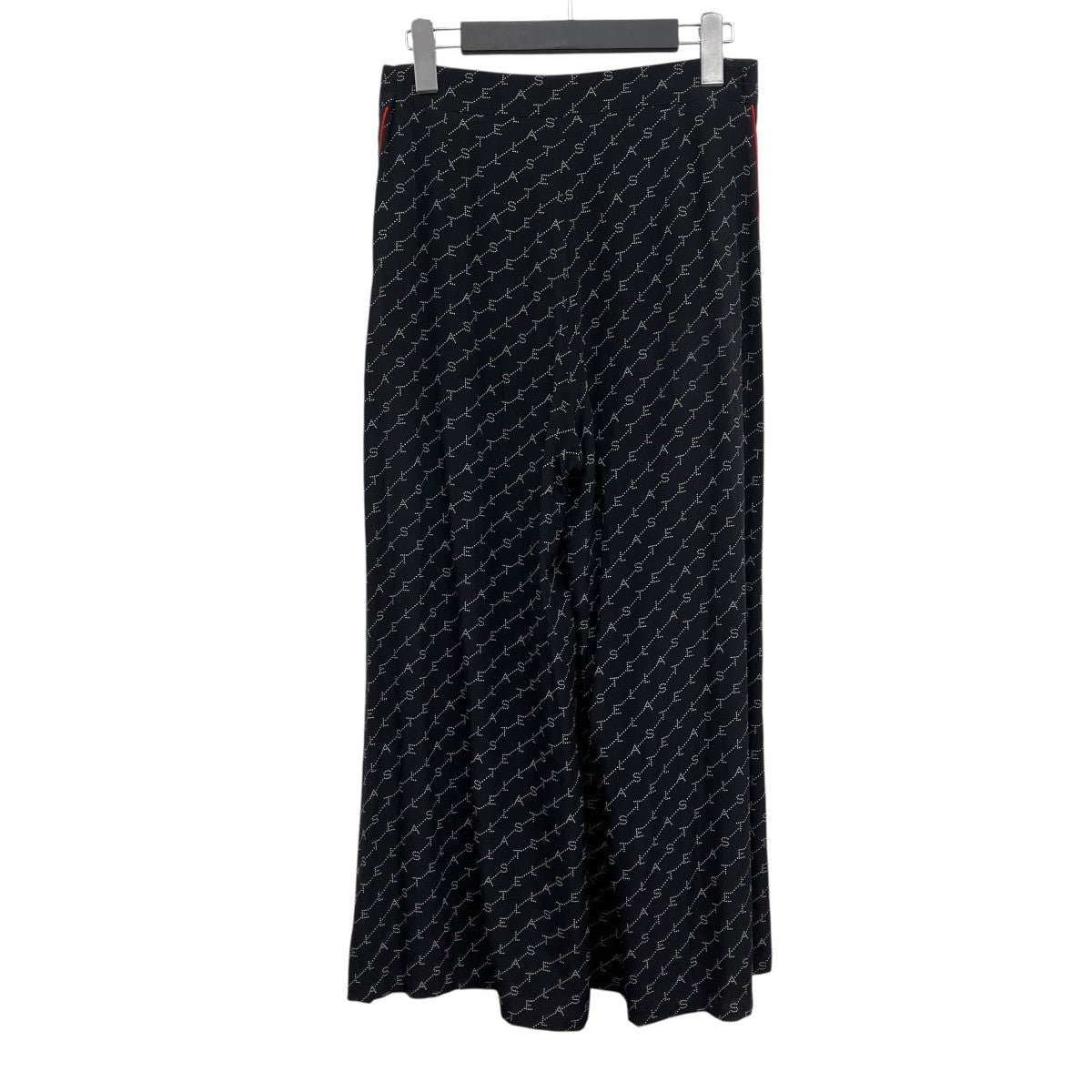 ロゴ総柄シルクパンツ
