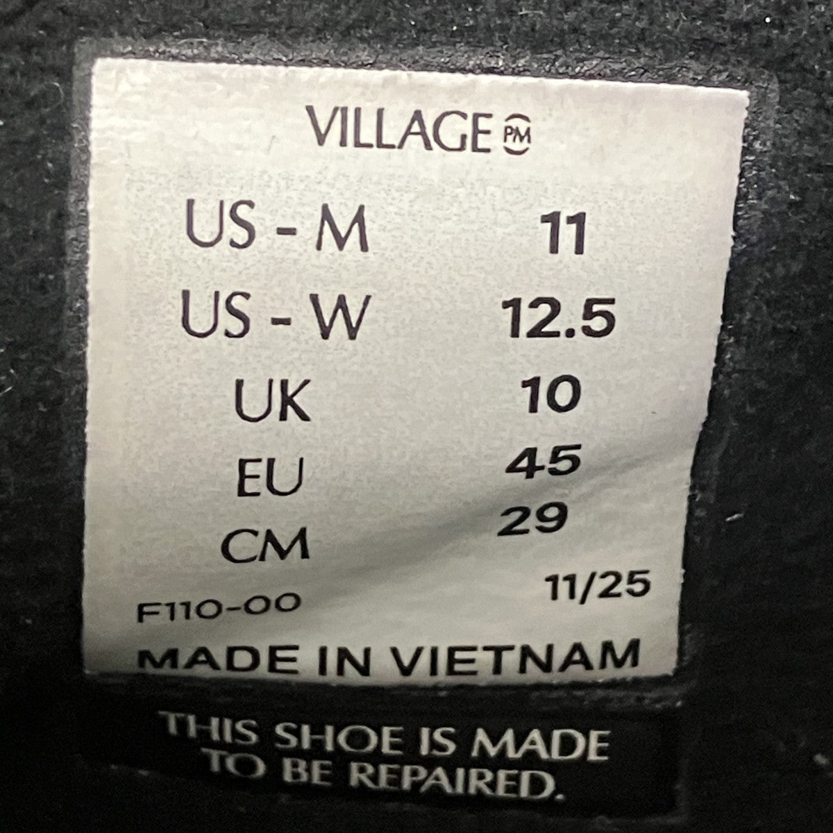 VILLAGE PM ローカットスニーカー 古着・中古-8枚目のアイテム画像