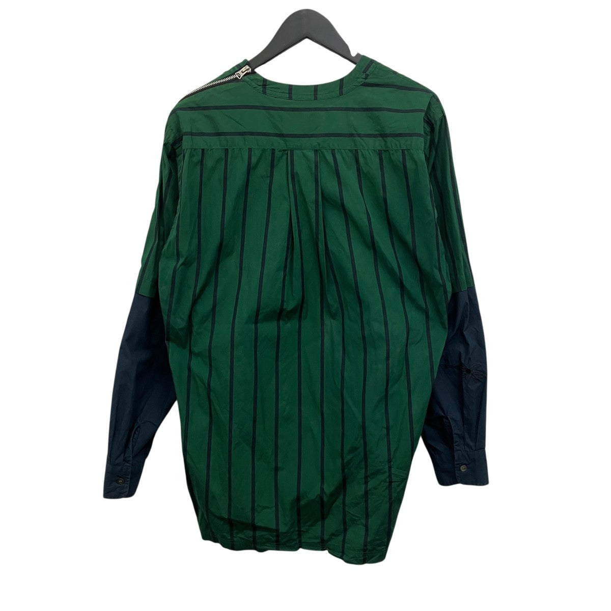 sacai ストライプ切替プルオーバーシャツ 古着・中古-2枚目のアイテム画像