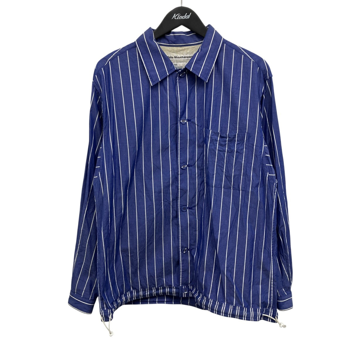 WHITE MOUNTAINEERING ストライプシャツブルゾン 古着・中古-1枚目のアイテム画像